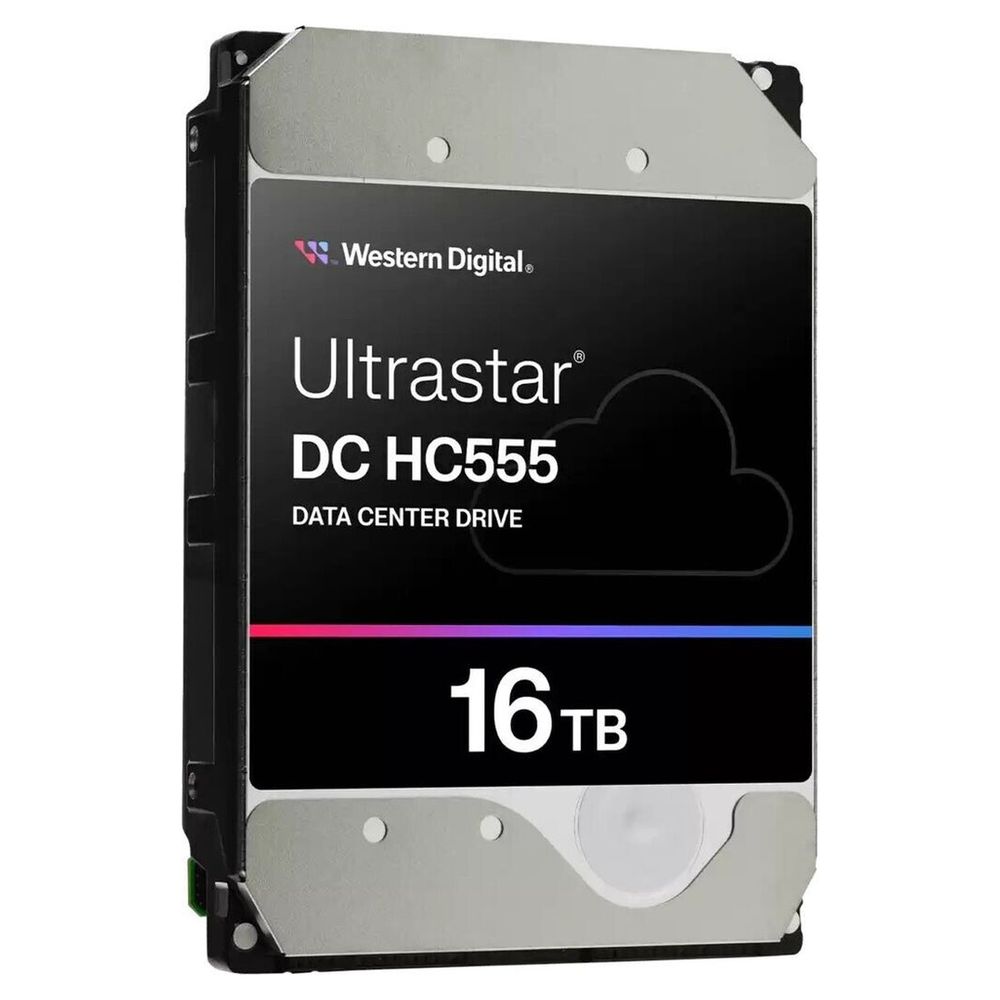 Жесткий диск серверный Western Digital 3.5" 16TB WD Ultrastar DC HC555 WUH722016CLE6L4 SATA 6 Гбит/с (SATA III), 7200rpm, 512MB, 512e, 0B48722 — изображение 3
