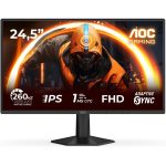 Монитор 24.5" AOC AGON 25G50Z  Fast IPS, 1920x1080, 260Hz, 0.3ms, 300сd/m, 3000:1 | 2xHDMI(2.0), DP(1.4) |  ExPSU, Vesa 100, Black