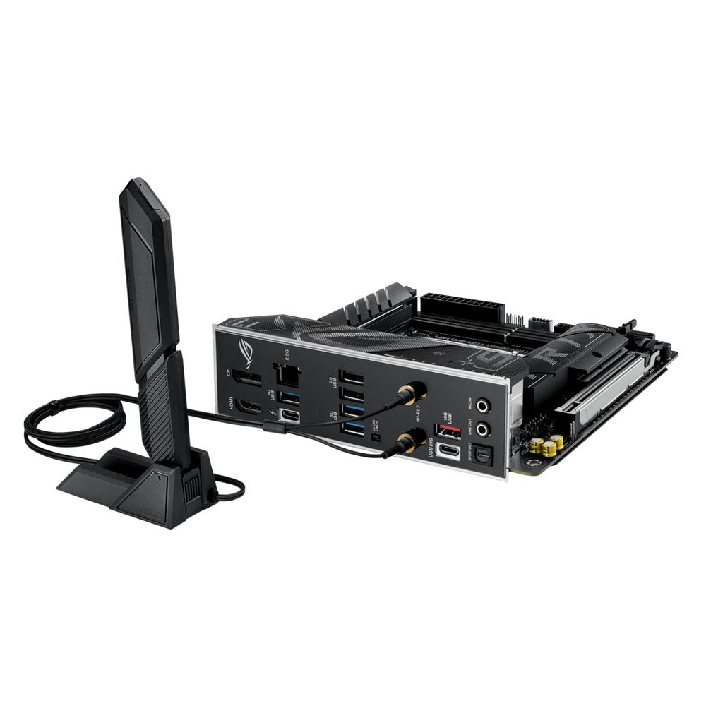 Материнская плата ASUS ROG STRIX B860-I GAMING WIFI LGA1851 mini-ITX 2xDDR5 PCIEx16 2xM.2 Thunderbolt USB-C DP HDMI 2.5GLAN Wi-Fi 7 — изображение 6