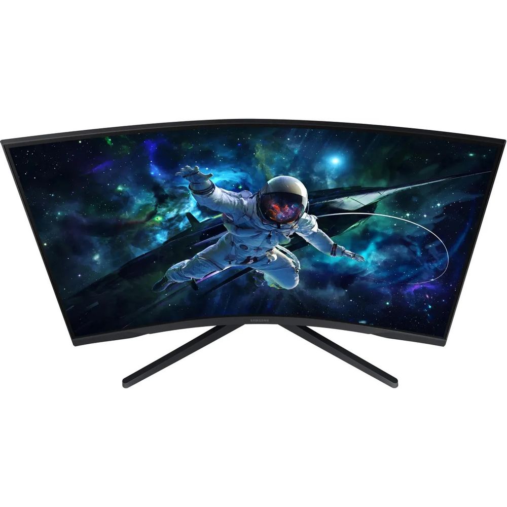 Монитор 27" SAMSUNG S27CG550EI Odyssey G5 G55C QHD Curved VA, 2560x1440, 165Hz, 1ms, 300сd/m, 2500:1, HDR10 | HDMI(2.0), DP(1.2) | ExPSU, Vesa 75, Black — изображение 6