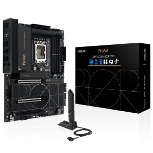 Материнская плата ASUS PROART Z890-CREATOR WIFI LGA1851 ATX 4xDDR5 3xPCIEx16 5xM.2 3хThunderbolt DP HDMI 2.5GLAN 10GLAN Wi-Fi 7