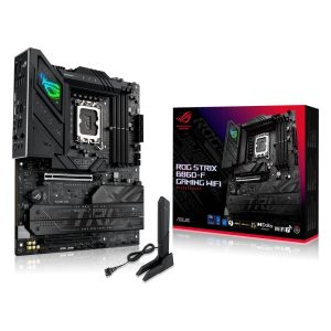 Материнская плата ASUS ROG STRIX B860-F GAMING WIFI LGA1851 ATX 4xDDR5 2xPCIEx16 4xM.2 Thunderbolt USB-C DP HDMI 2.5GLAN Wi-Fi 7