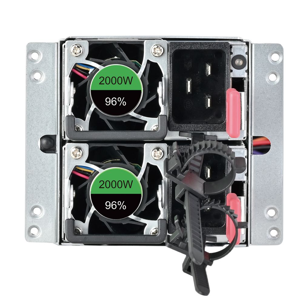 Блок питания серверный Silverstone SST-GM2000C-TF 2U CRPS Titanium 2000W+2000W, HS, PMBus 1.2, 82мм (Ш) x 101.5мм (В) x 210мм (Г), — изображение 2