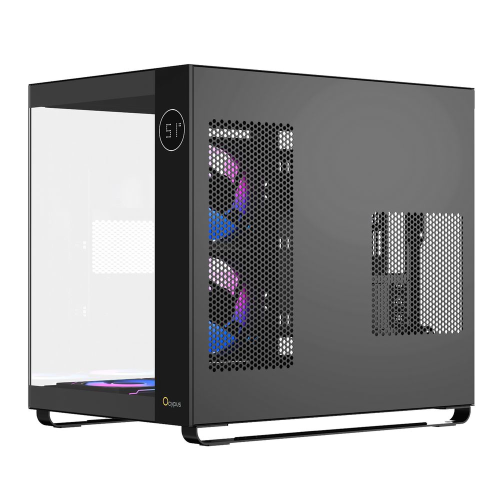 Корпус Case Ocypus Iota C70 BK ARGB ATX win / black / 6 ARGB fans / no PSU / Tempered Glass — изображение 3