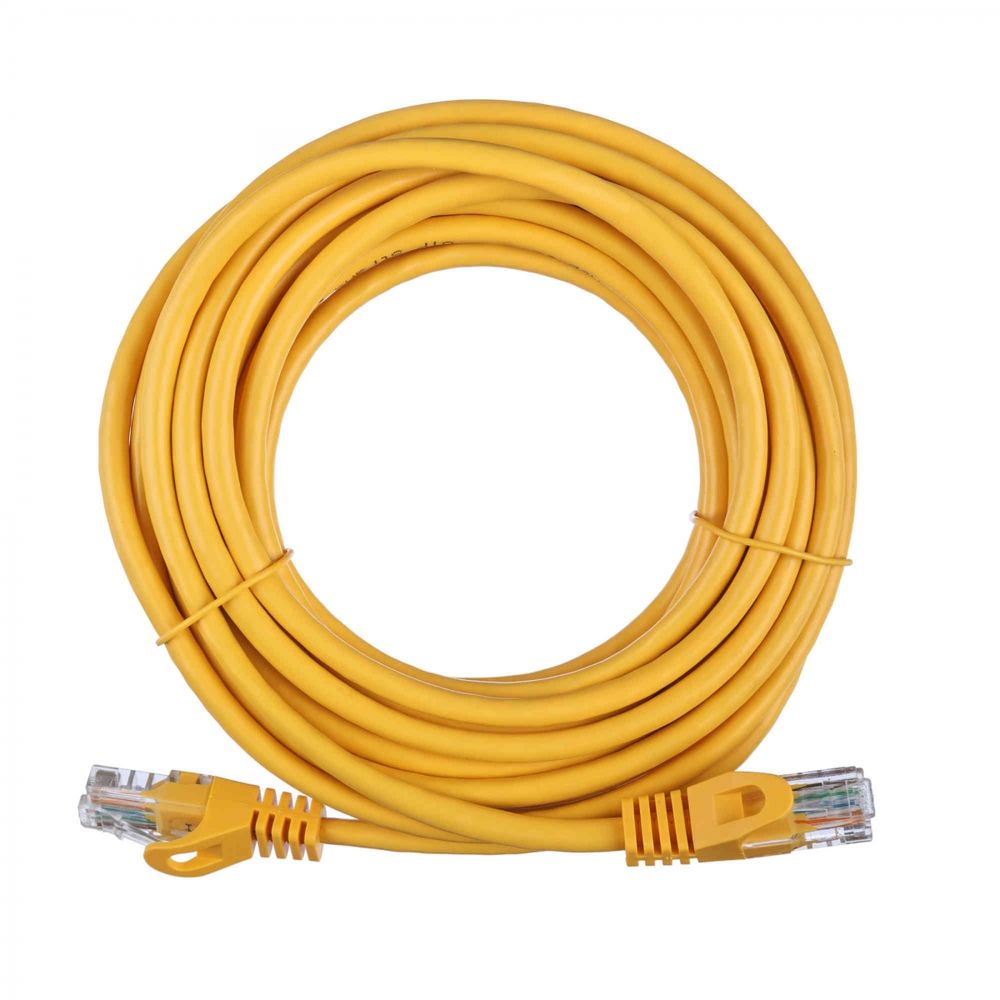 Патч-корд ACD-LPU5E-50Y Cat5e UTP 24AWG 4Pair, 7/0.18мм CCA Желтый, 5.0м, (741623)