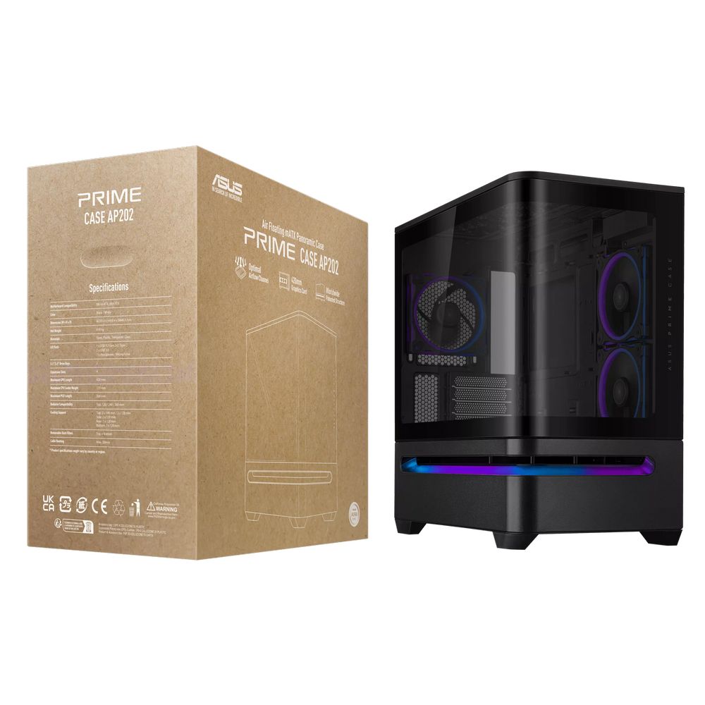 Корпус для ПК ASUS PRIME AP202 TG ARGB BLACK — изображение 21