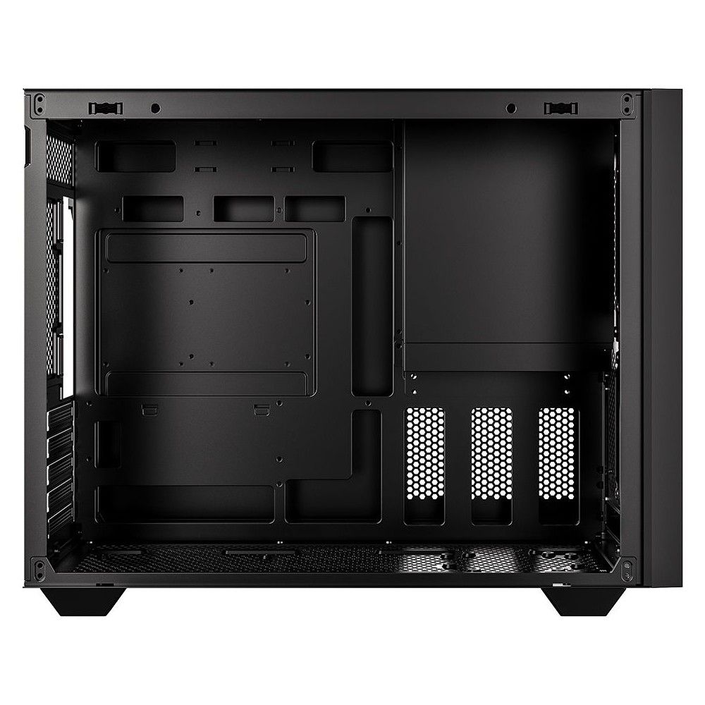 Корпус Case ID-Cooling FLOW 500 Black mATX/ win TG/no fan/ Gen2 Type C/ CPU180mm/ GPU 403mm/ no PSU — изображение 5