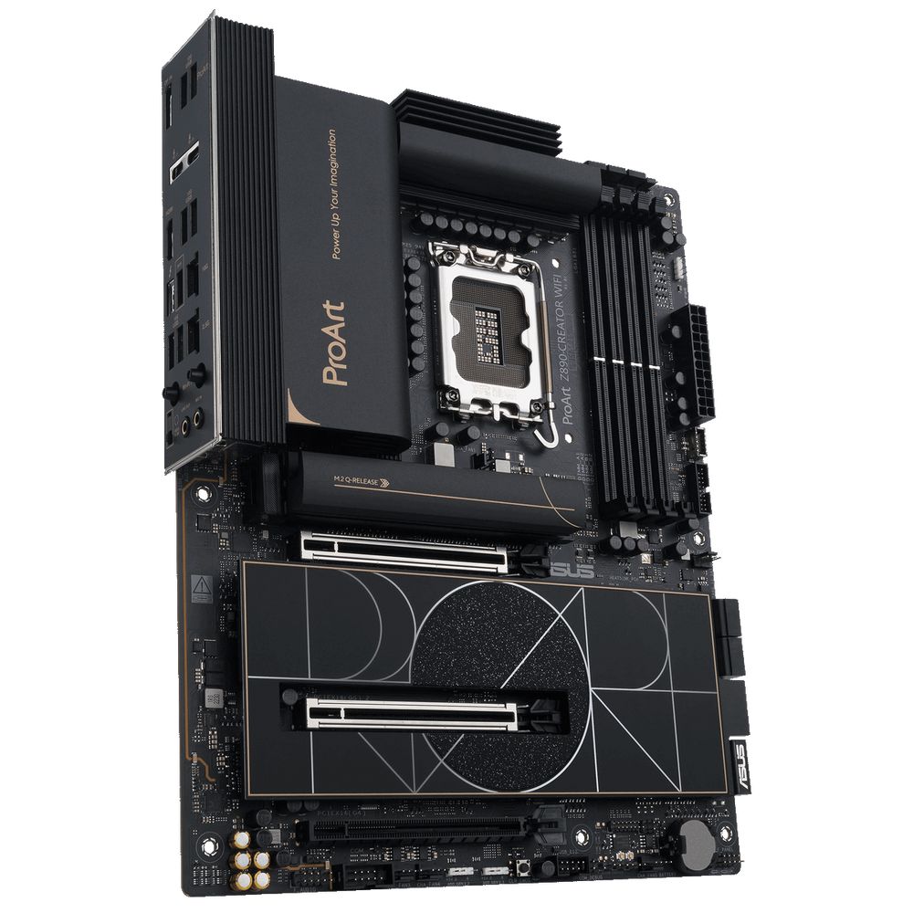 Материнская плата ASUS PROART Z890-CREATOR WIFI LGA1851 ATX 4xDDR5 3xPCIEx16 5xM.2 3хThunderbolt DP HDMI 2.5GLAN 10GLAN Wi-Fi 7 — изображение 5