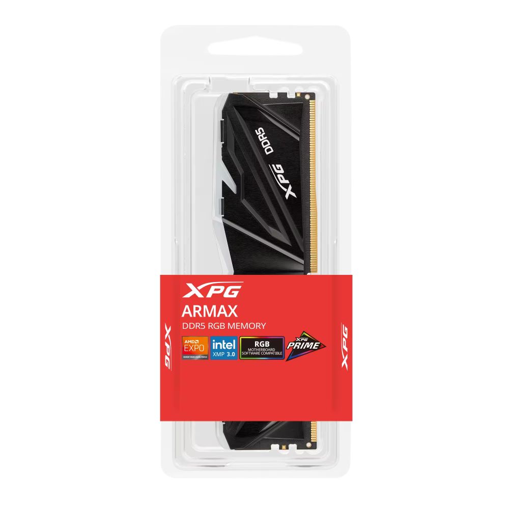 Модуль памяти ADATA 16GB XPG DDR5 5600 DIMM Armax RGB Non-ECC, CL46-45-45, 1.1V, Heat Shield, RTL — изображение 4