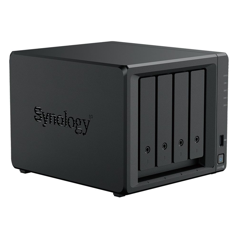 Платформа СХД Synology DS425+ 4 Bay 2xM.2 2.5GLAN 1GLAN 2GB (Max.10GB) DDR4 2xUSB