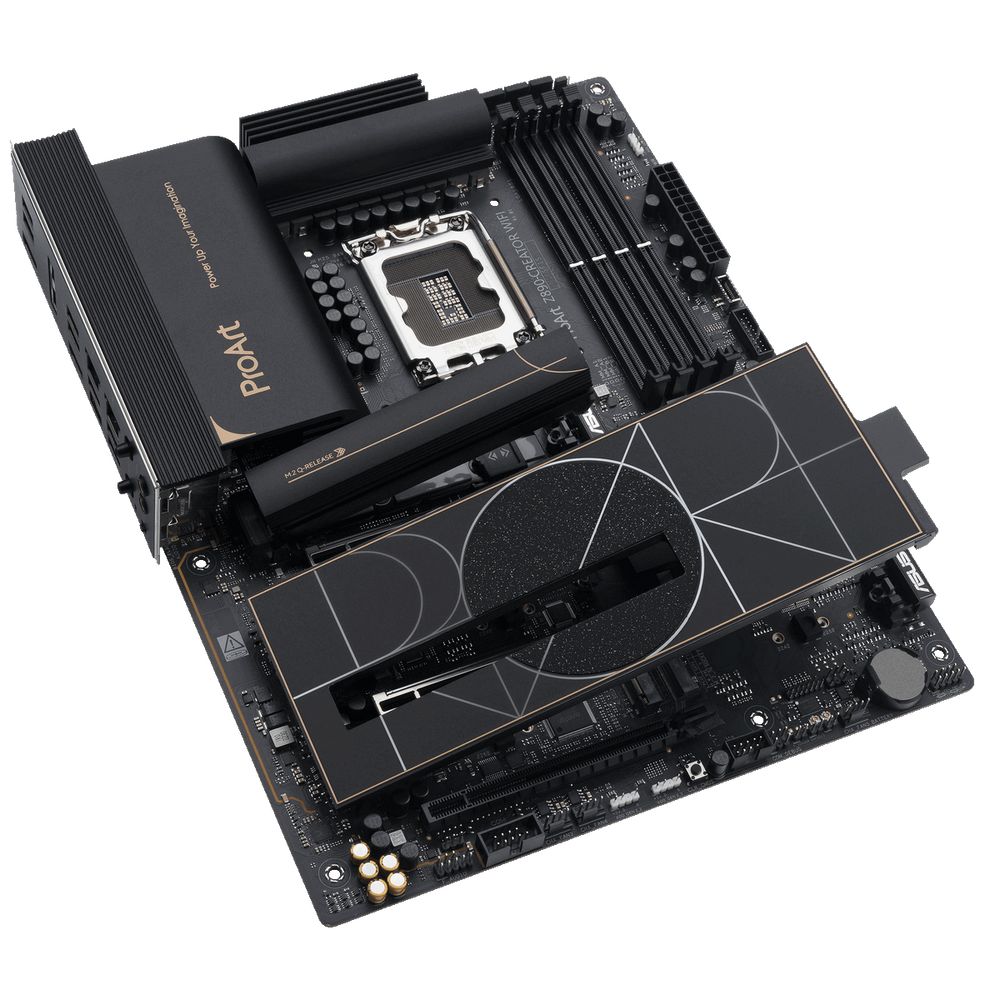Материнская плата ASUS PROART Z890-CREATOR WIFI LGA1851 ATX 4xDDR5 3xPCIEx16 5xM.2 3хThunderbolt DP HDMI 2.5GLAN 10GLAN Wi-Fi 7 — изображение 6