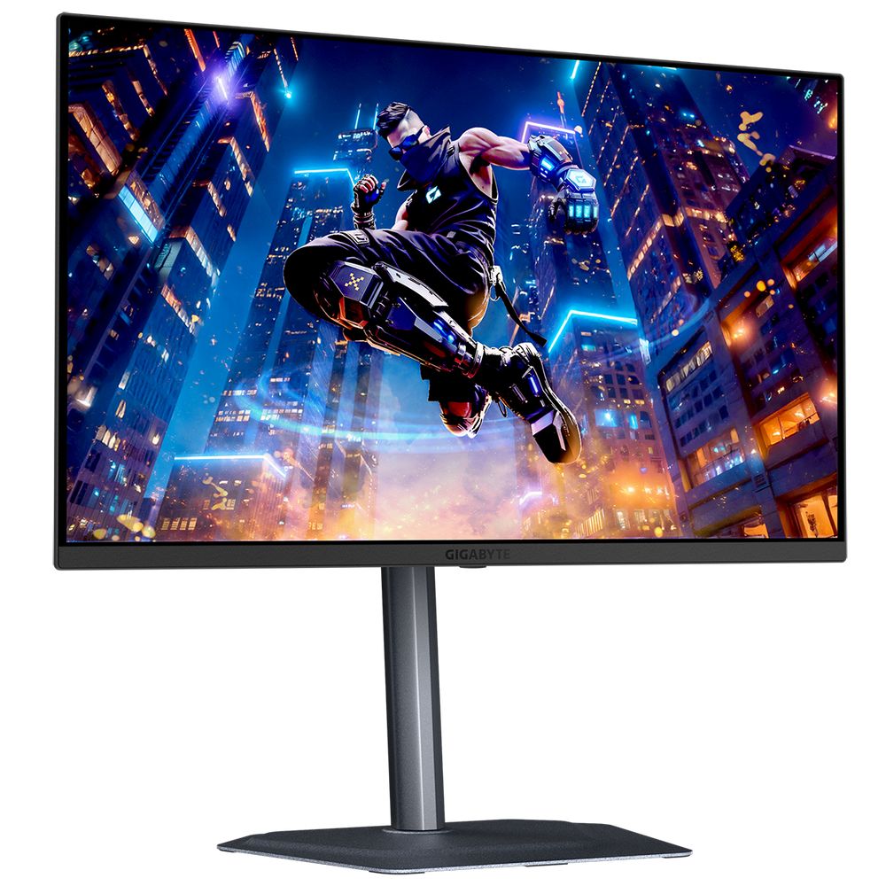 Монитор 27" Gigabyte MO27Q3 EK Black (QD OLED, 2560 x 1440, 360Hz, 0,03ms, 250cd/m->1000(пиковая), 1500:1, 2xHDMI-2.1, DP-1.4, 3xUSB3.2, USB Type-C(18Вт),Pivot — изображение 2