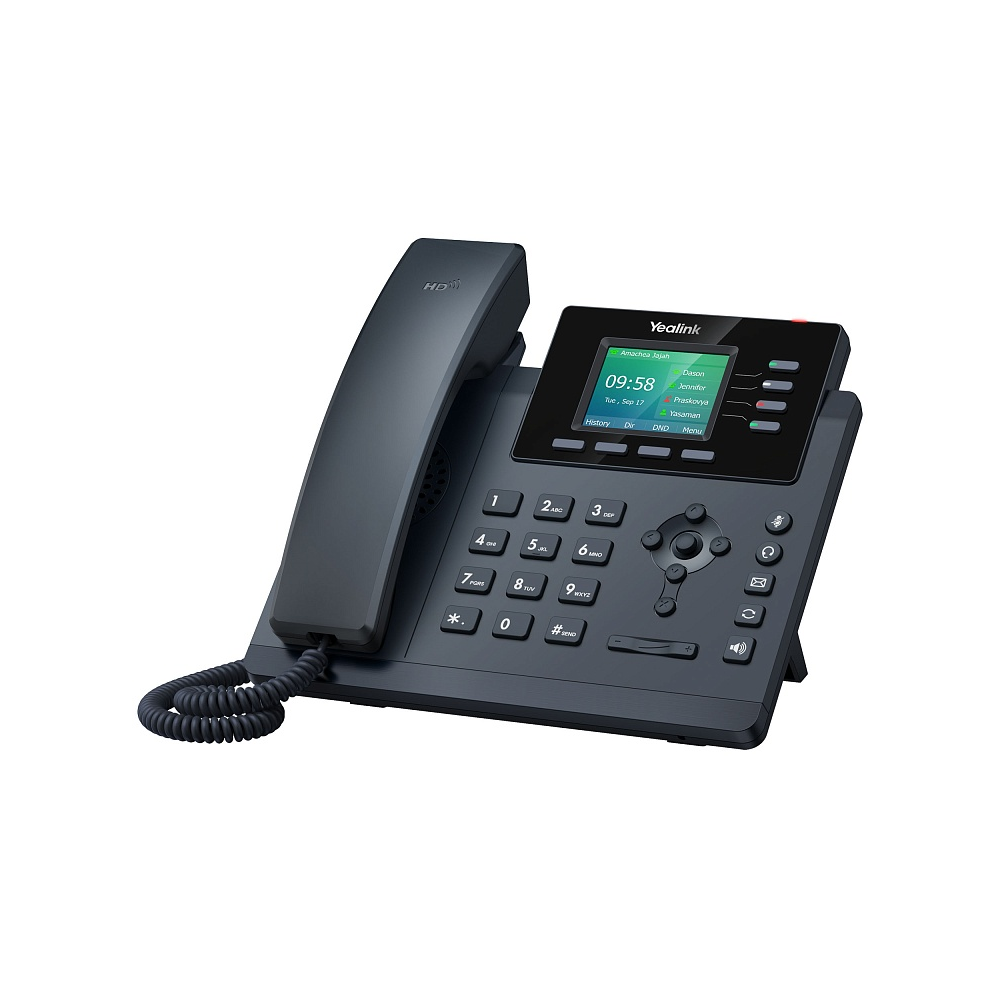 Телефон, 4 аккаунта, SIP-T34W, Wi-Fi, USB, цветной экран, PoE, GigE, шт