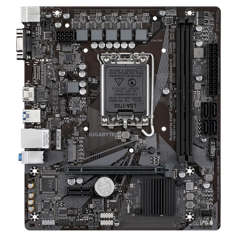 Материнская плата Gigabyte H610M H V2, RTL — изображение 3