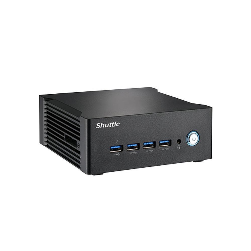 Мини ПК Shuttle NT10H, Intel Ultra5 125H, 2 x DDR5 SODIMM, no SSD, 120w PSU, VESA — изображение 4