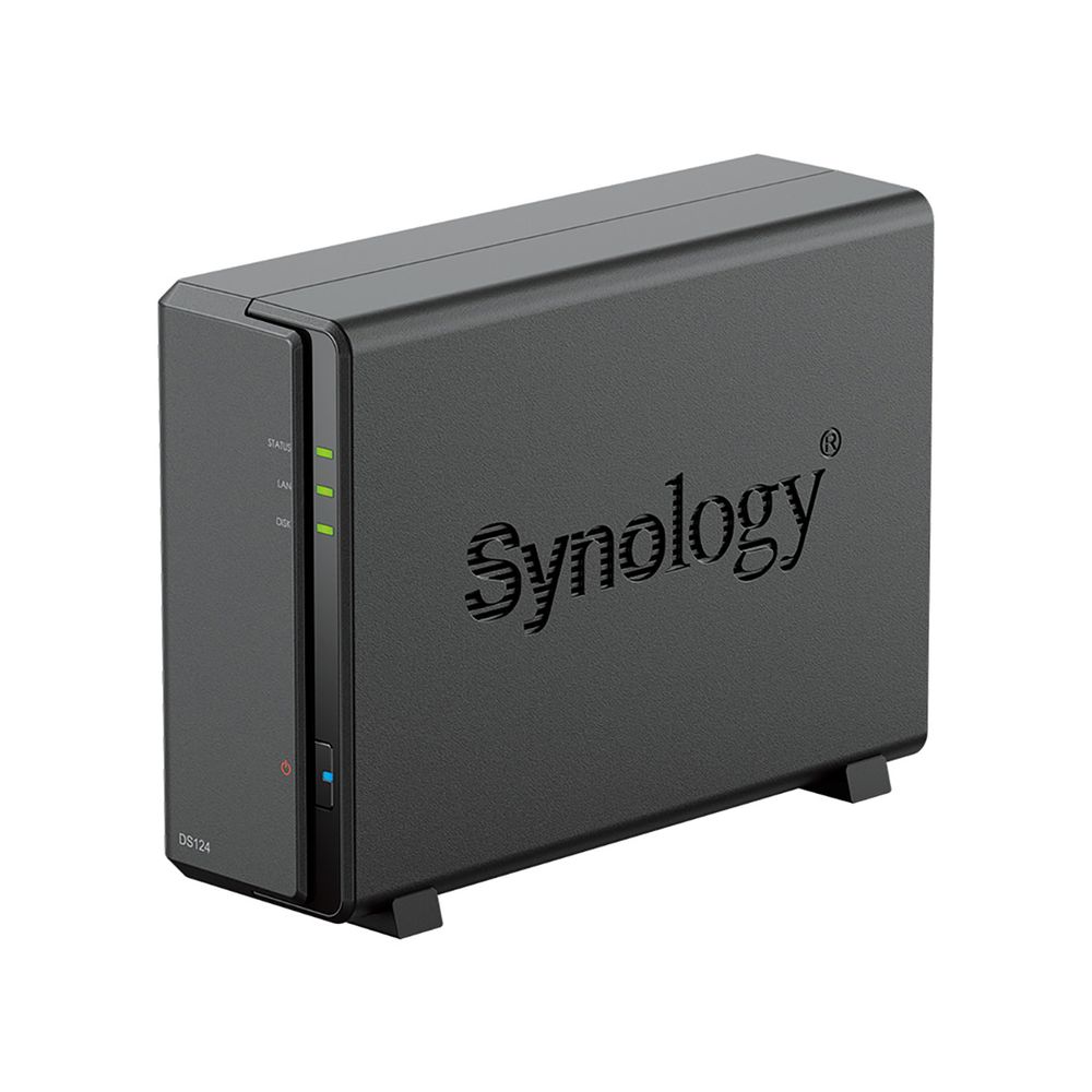 Платформа СХД Synology DS124 1 Bay GLAN 1GB DDR4 2xUSB — изображение 2