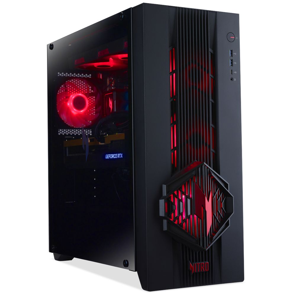 Настольный ПК Acer Nitro 70 N70X3D-100 AMD Ryzen 9 9950X3D/32Gb/SSD1Tb/RTX5080 16Gb/PSU 1200W/NoOS/Black (DG.E5ACD.006)