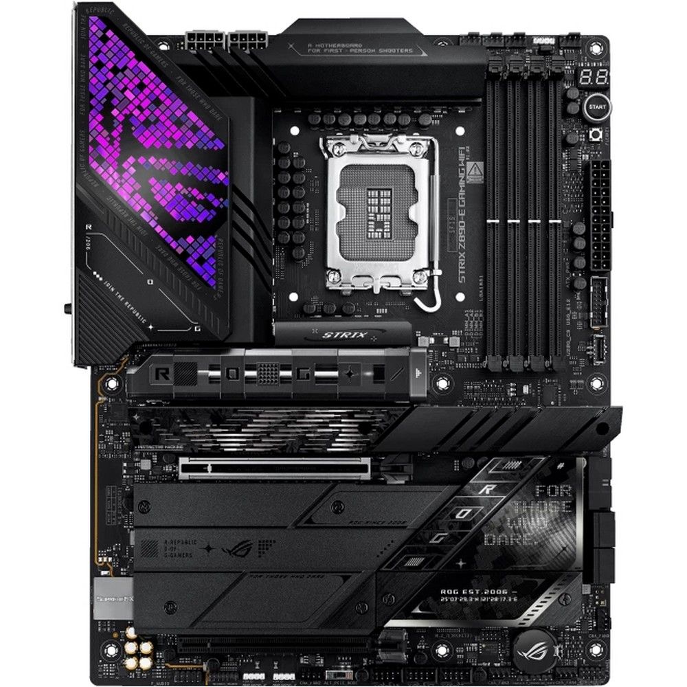 Материнская плата ASUS ROG STRIX Z890-E GAMING WIFI LGA1851 ATX 4xDDR5 2xPCIEx16 7xM.2 2xThunderbolt 2xUSB-C DP HDMI 5GLAN Wi-Fi 7 — изображение 3
