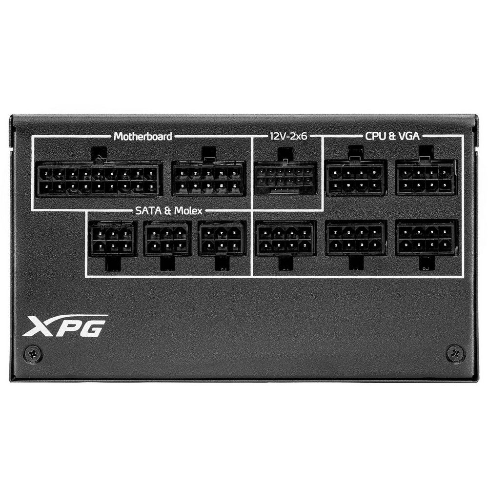 Блок питания XPG CYBERCORE II 1000W 80+ Platinum, полностью модульный — изображение 7