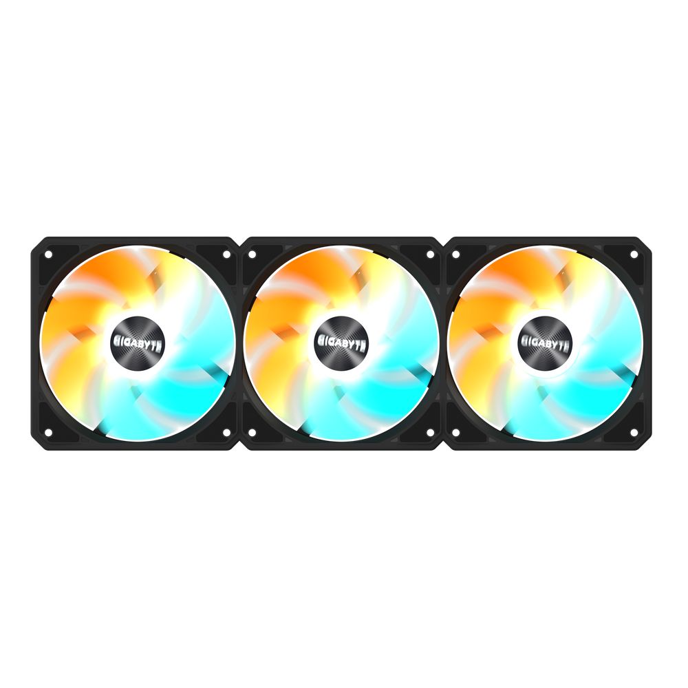 Вентилятор в корпус Gigabyte GBT EZRVSFAN1203 3X120mm ARGB FANs set. PWM, 3 Pin — изображение 3