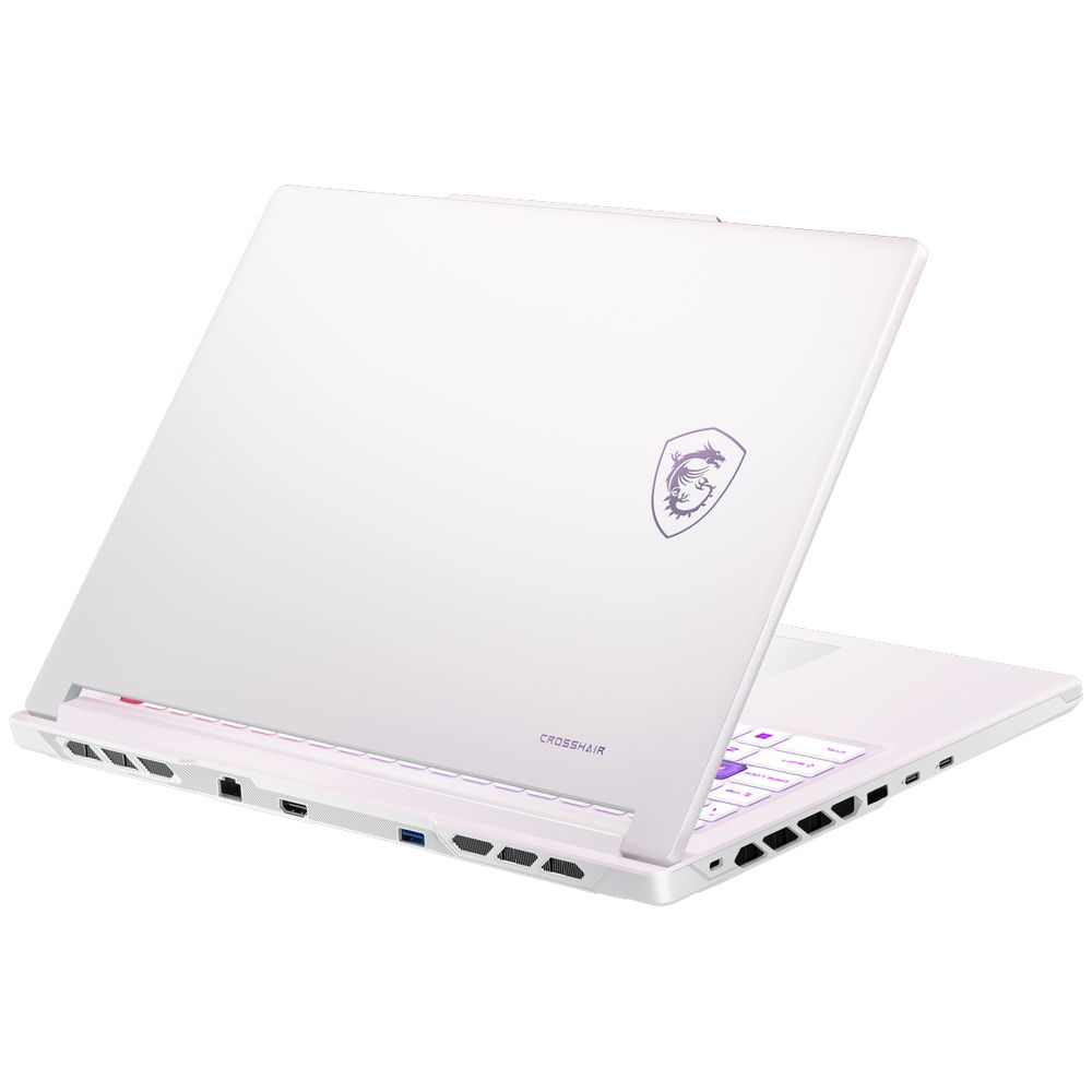 Ноутбук MSI Crosshair A16 HX MLG Edition E8WFK-090XRUY AMD Ryzen 9 8940HX/16Gb (2*8 D5)/SSD1Tb/RTX5060 8Gb (115W)/16"/IPS/WQXGA/2560x1600/240Hz/NoOS/RJ-45/White/2.3kg — изображение 10