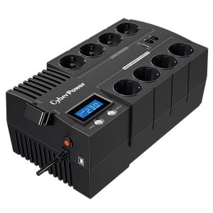 Источник бесперебойного питания (ИБП) CyberPower  BR700E, Line-Interactive, 700VA/420W,  8 (4+4) Schuko розеток, USB. / CBR-BR700EA / UPS CyberPower BR700E, Line-Interactive, 700VA/420W, 8 (4+4) Schuko sockets, USB.