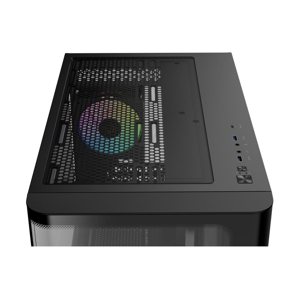 Корпус для ПК Ocypus Iota-C70-BKD400CD-GL Case Iota C70 BK Curve ARGB Digital ATX / win / black / — изображение 7