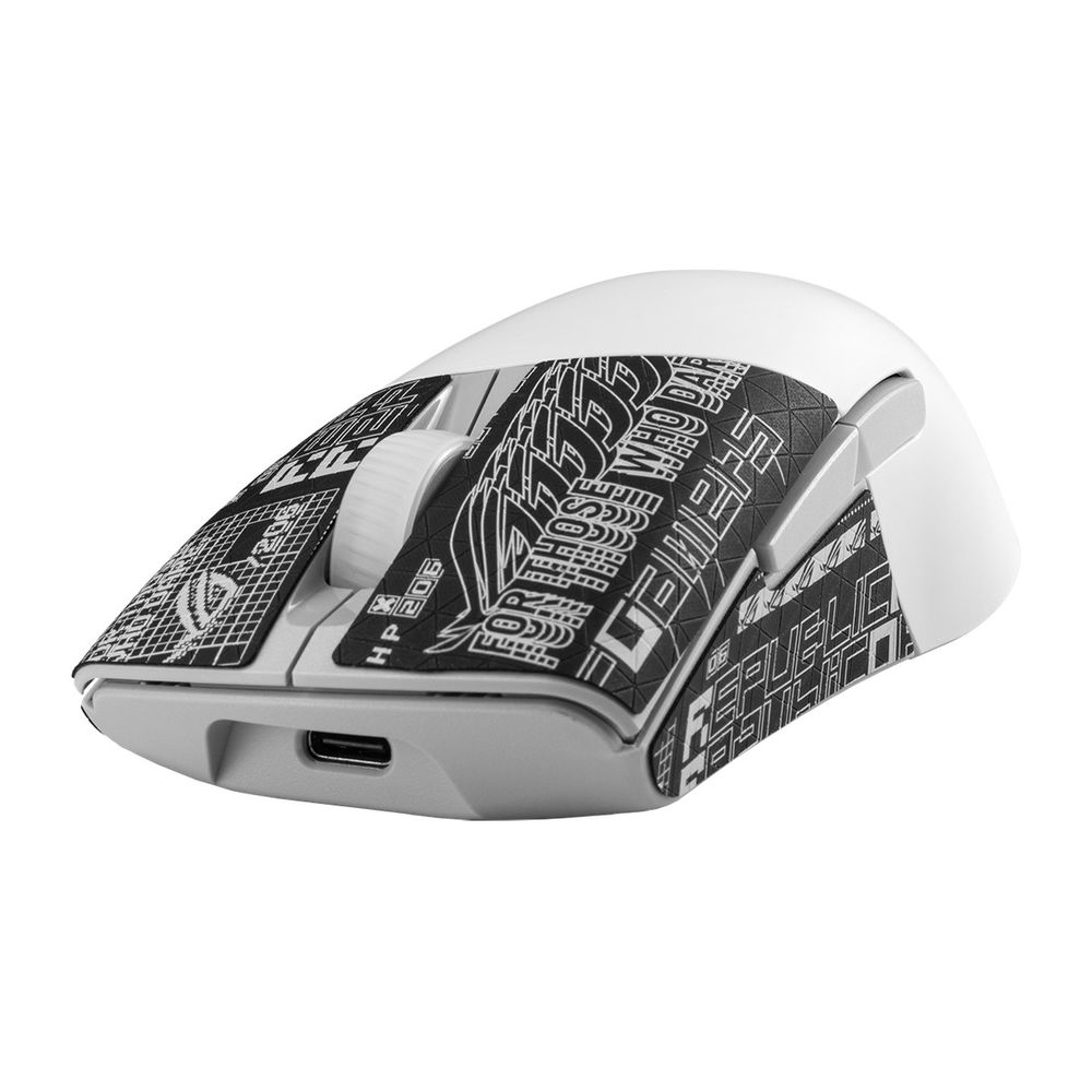 Мышь ASUS P709 ROG KERIS WL AIMPOINT WHT 75g 36,000DPI Bluetooth 5.1 2.4GHz 5buttons — изображение 6