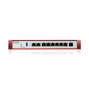 Экран межсетевой Zyxel USG FLEX 200HP с подпиской Gold на 1 год (AV, CF, IDP/DPI, Sandboxing, SecuReporter, Secure Wi-Fi, 40 AP), Rack, 1xRJ-45: 1/2.5G (LAN/WAN), 1xRJ-45: 1/2.5G PoE+ (LAN/WAN), 6xRJ-45: 1G (LAN/WAN), 1xUSB3.0, AP Controller (8/40), Devic