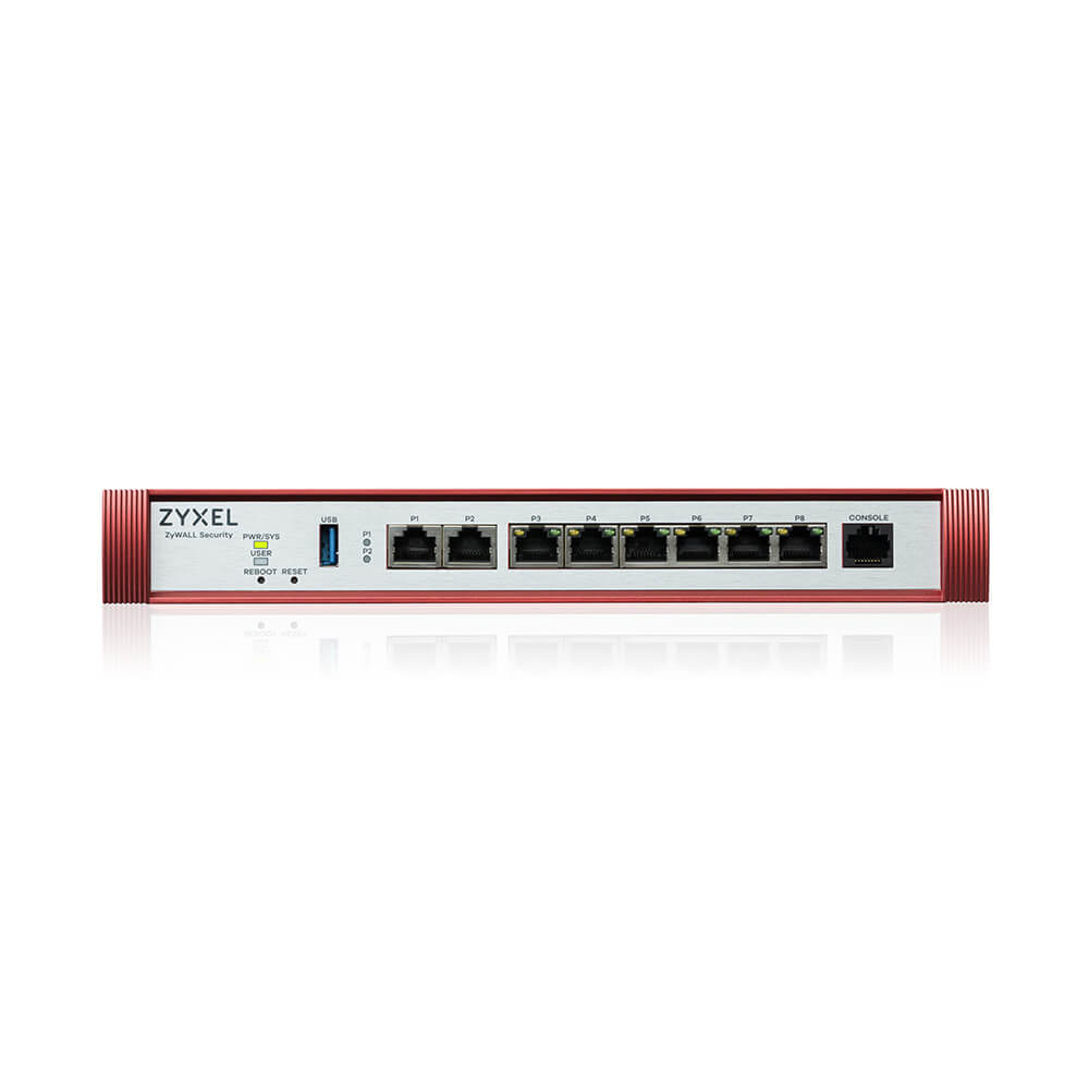 Экран межсетевой Zyxel USG FLEX 200HP с подпиской Gold на 1 год (AV, CF, IDP/DPI, Sandboxing, SecuReporter, Secure Wi-Fi, 40 AP), Rack, 1xRJ-45: 1/2.5G (LAN/WAN), 1xRJ-45: 1/2.5G PoE+ (LAN/WAN), 6xRJ-45: 1G (LAN/WAN), 1xUSB3.0, AP Controller (8/40), Devic