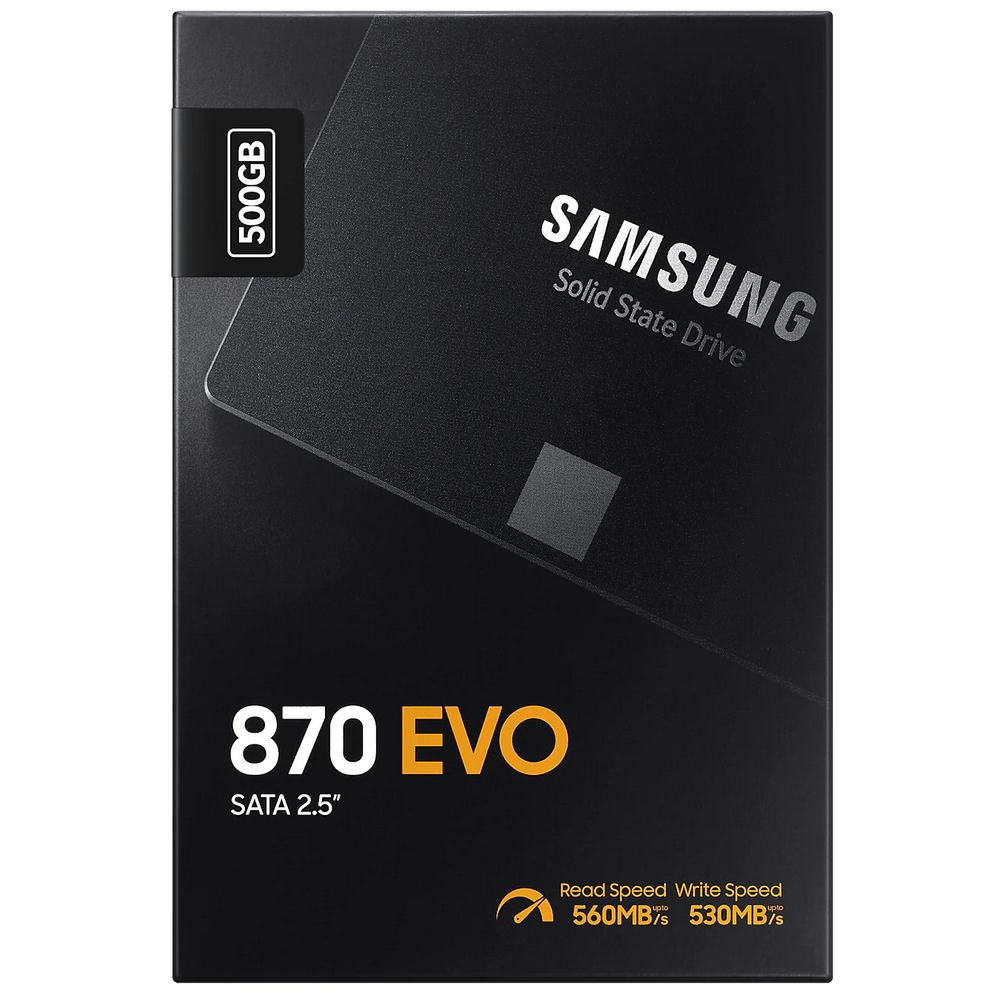 Твердотельный накопитель SSD Samsung 870 EVO MZ-77E500 500GB 2.5" Client SATA 6Gb/s, 560/530, MTBF 1.5M, 3D V-NAND TLC, 512MB, 300TBW, 0,33DWPD, RTL (545924) — изображение 8