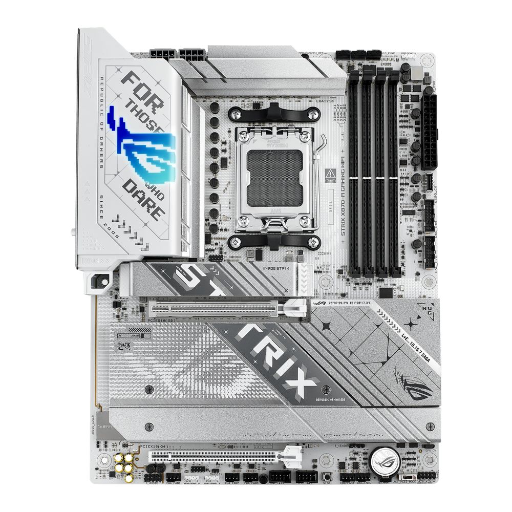 Материнская плата ASUS ROG STRIX X870-A GAMING WIFI AM5 ATX 4xDDR5 2xPCIEx16 4xM.2 3хUSB-C DP HDMI 2.5GLAN Wi-Fi 7 — изображение 3