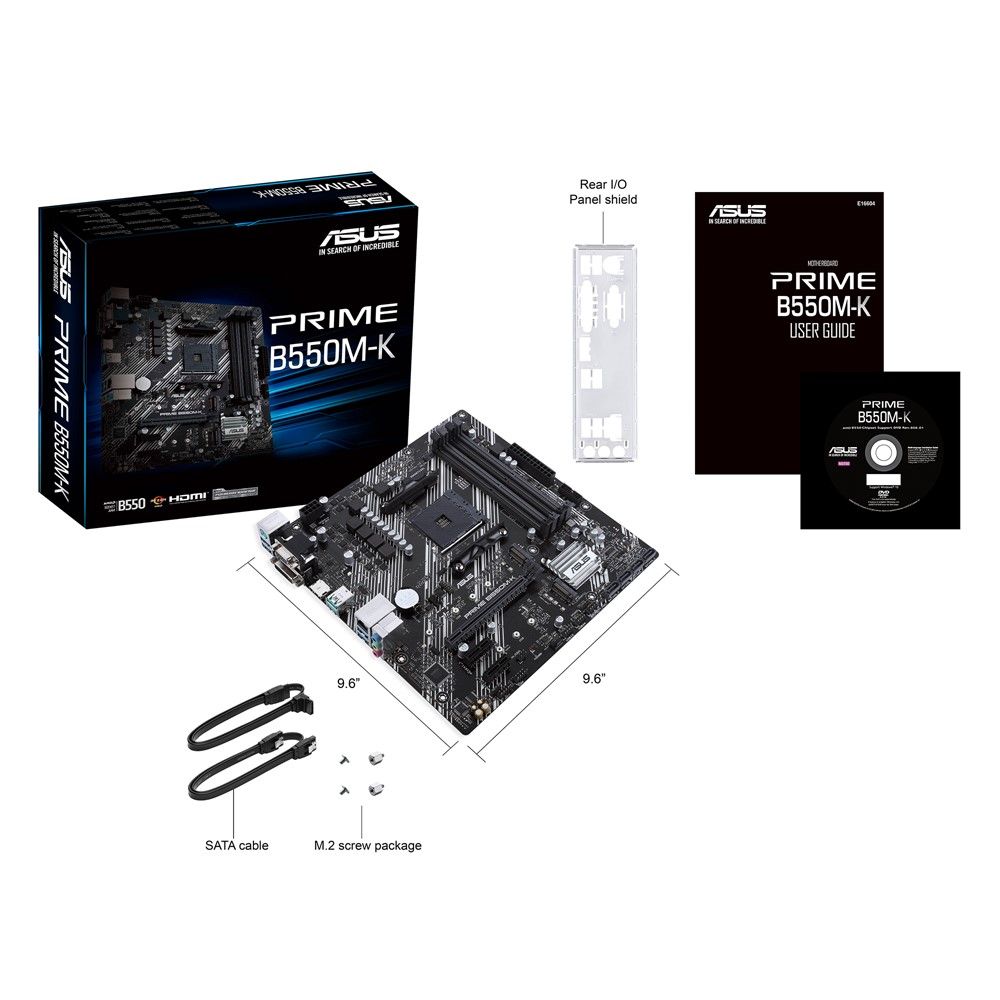 Материнская плата ASUS PRIME B550M-K AM4 mATX 4xDDR4 PCIEx16 2xPCIEx1 M.2 HDMI DVI VGA GLAN AM4 microATX 4xDDR4 PCIEx16 2xPCIEx1 2xM.2 VGA DVI HDMI GLAN RTL {10} — изображение 7