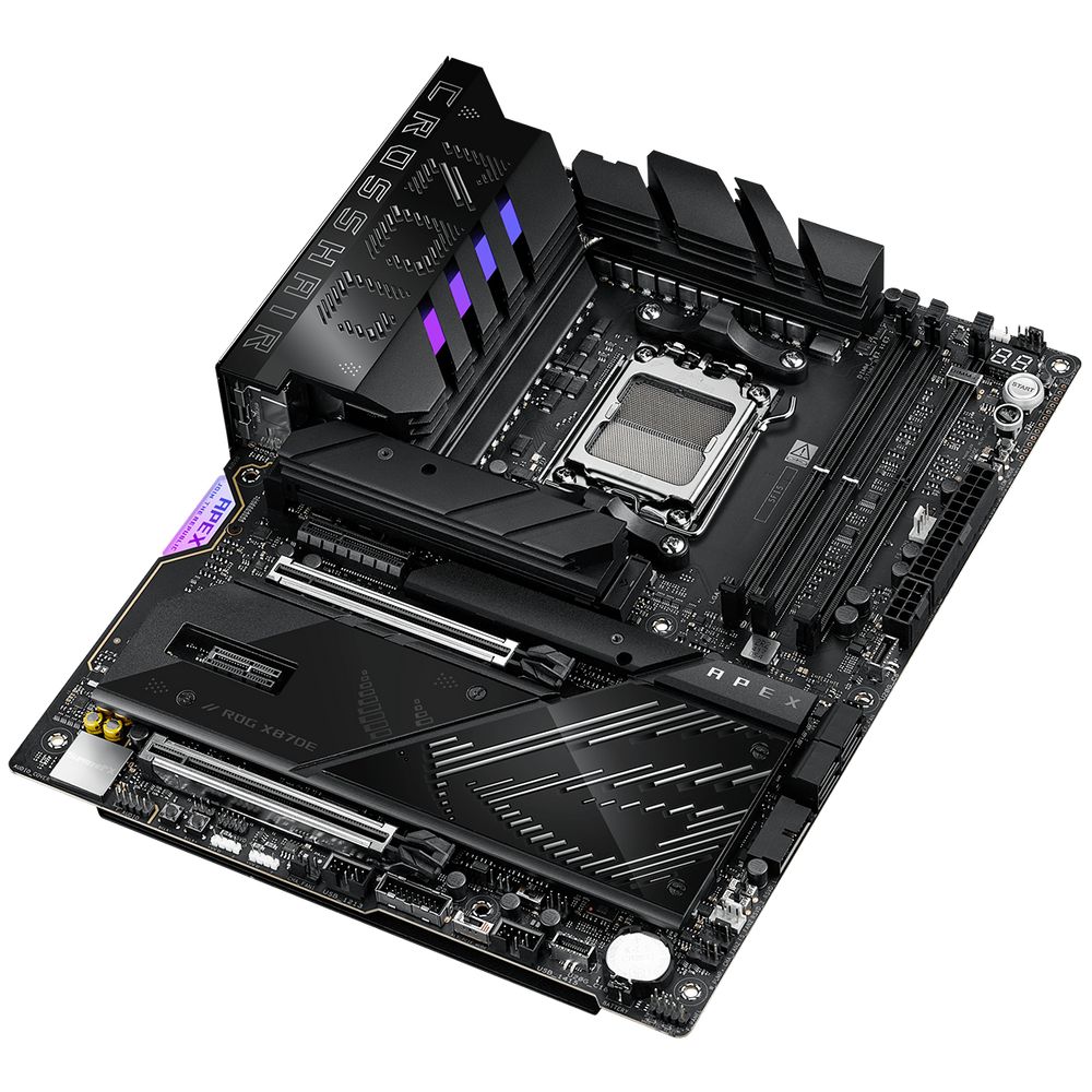 Материнская плата ASUS ROG CROSSHAIR X870E APEX AM5 ATX 2xDDR5 2xPCIEx16 PCIEx4 PCIEx1 5xM.2 3xUSB-C 5GLAN Wi-Fi 7 — изображение 6