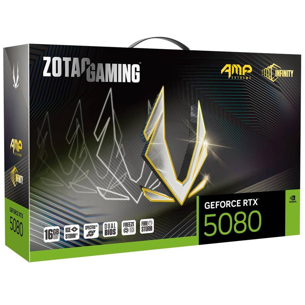Видеокарта Zotac RTX5080 AMP EXTREME INFINITY 16GB GDDR7 256 3xDP HDMI 3FAN PREMIUM PACK — изображение 8