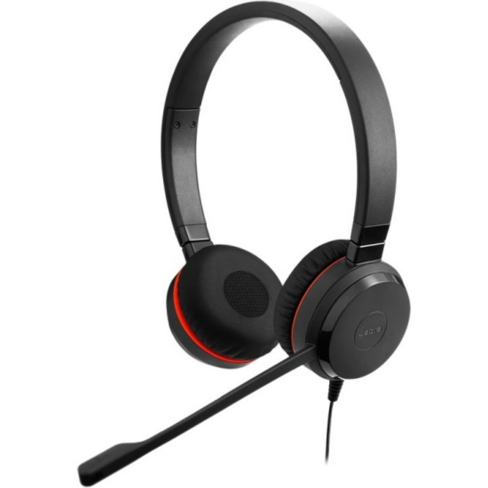 Проводная гарнитура Jabra Evolve 20 SE, Stereo MS, USB C/A adapter, Leather (PN:4999-823-369) — изображение 2