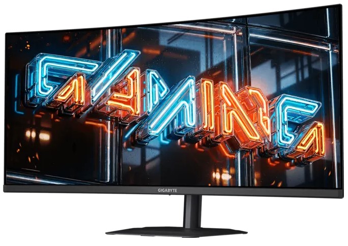 Монитор GIGABYTE 34" MO34WQC36 1500R, 16:9, QD OLED, UWQHD, 1ms, 300cd, 360Hz, HDMI, DP, USB, USB-C — изображение 2