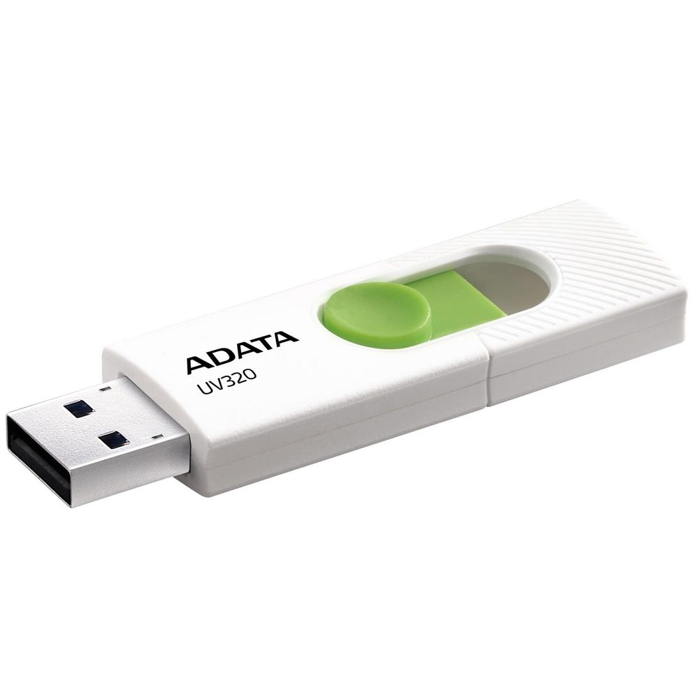 USB накопитель ADATA 512GB USB 3.2 Gen1 AUV320-512G-RWHGN White/Green — изображение 2