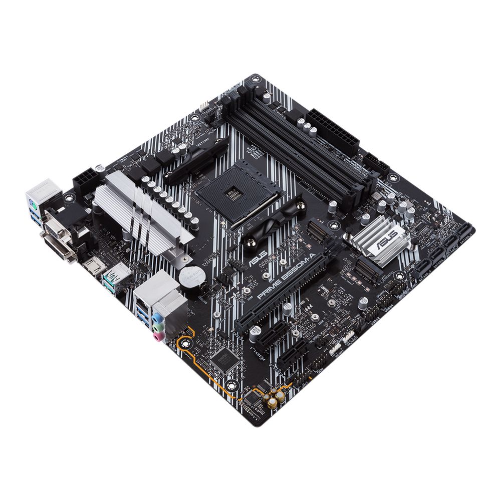 Материнская плата ASUS PRIME B550M-A/CSM AM4 mATX 4xDDR4 PCIEx16 2xPCIEx1 2xM.2 HDMI DVI VGA GLAN — изображение 5