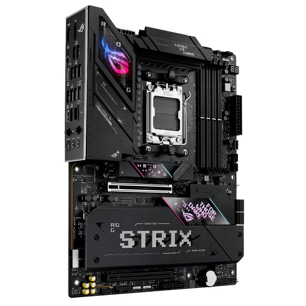 Материнская плата ASUS ROG STRIX B850-E GAMING WIFI AM5 ATX 4xDDR5 2xPCIEx16 5xM.2 2хUSB-C DP HDMI 5GLAN Wi-Fi 7 — изображение 5