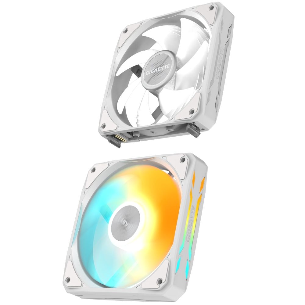 Вентилятор в корпус GIGABYTE GP-GBT EZFAN1201 ICE 1X120mm ARGB FAN. PWM, 3 Pin — изображение 7