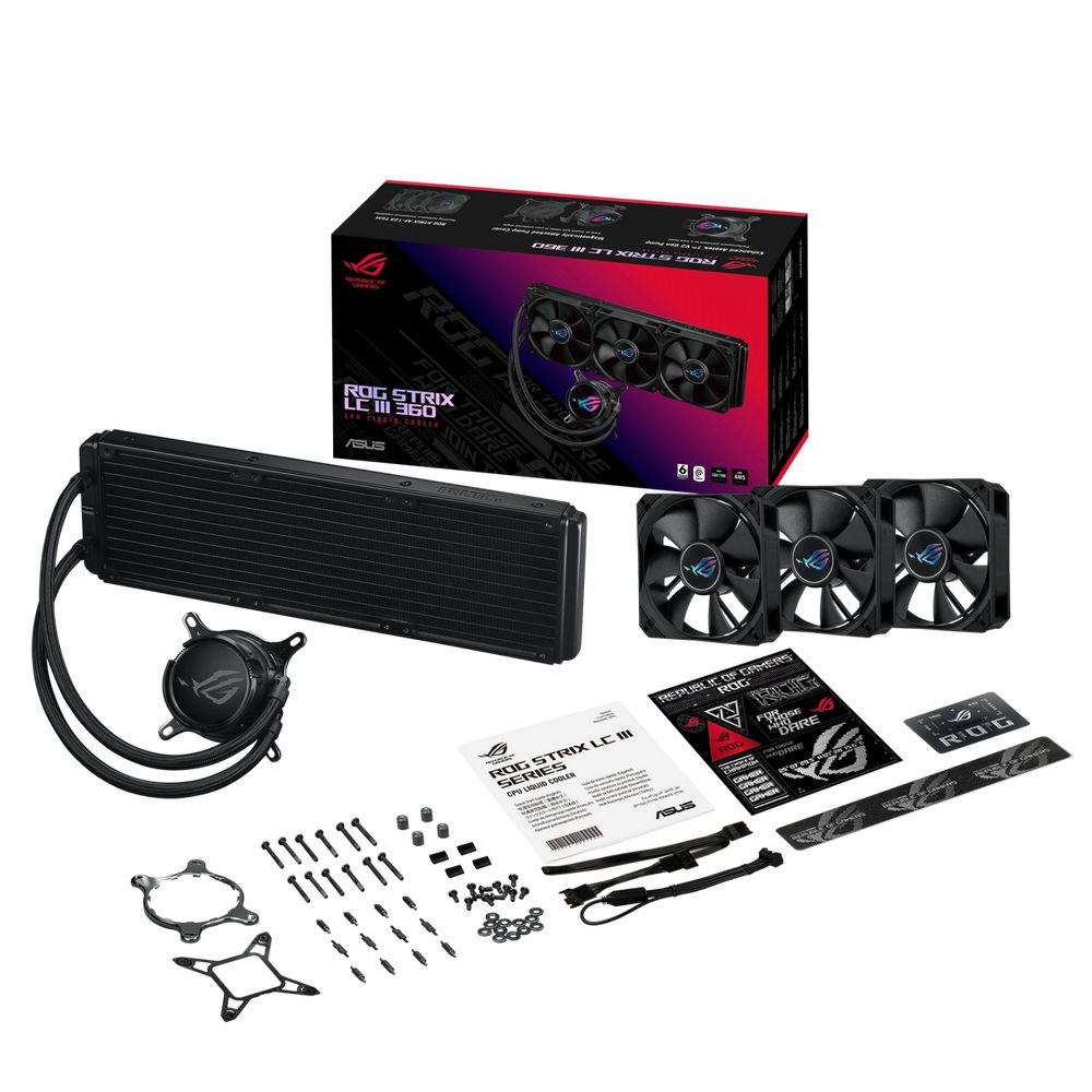 Жидкостная система охлаждения ASUS ROG STRIX LC III 360 /AIO COOLER,ASETEK,SIGRID V2, ARGB — изображение 8