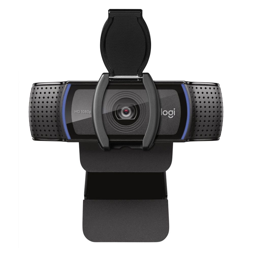 Веб-камера Logitech C920e черная, 3Mp, FHD 1080p@30fps, автофокус, угол обзора 78°, складная подставка, USB2.0, кабель 1.5м — изображение 2