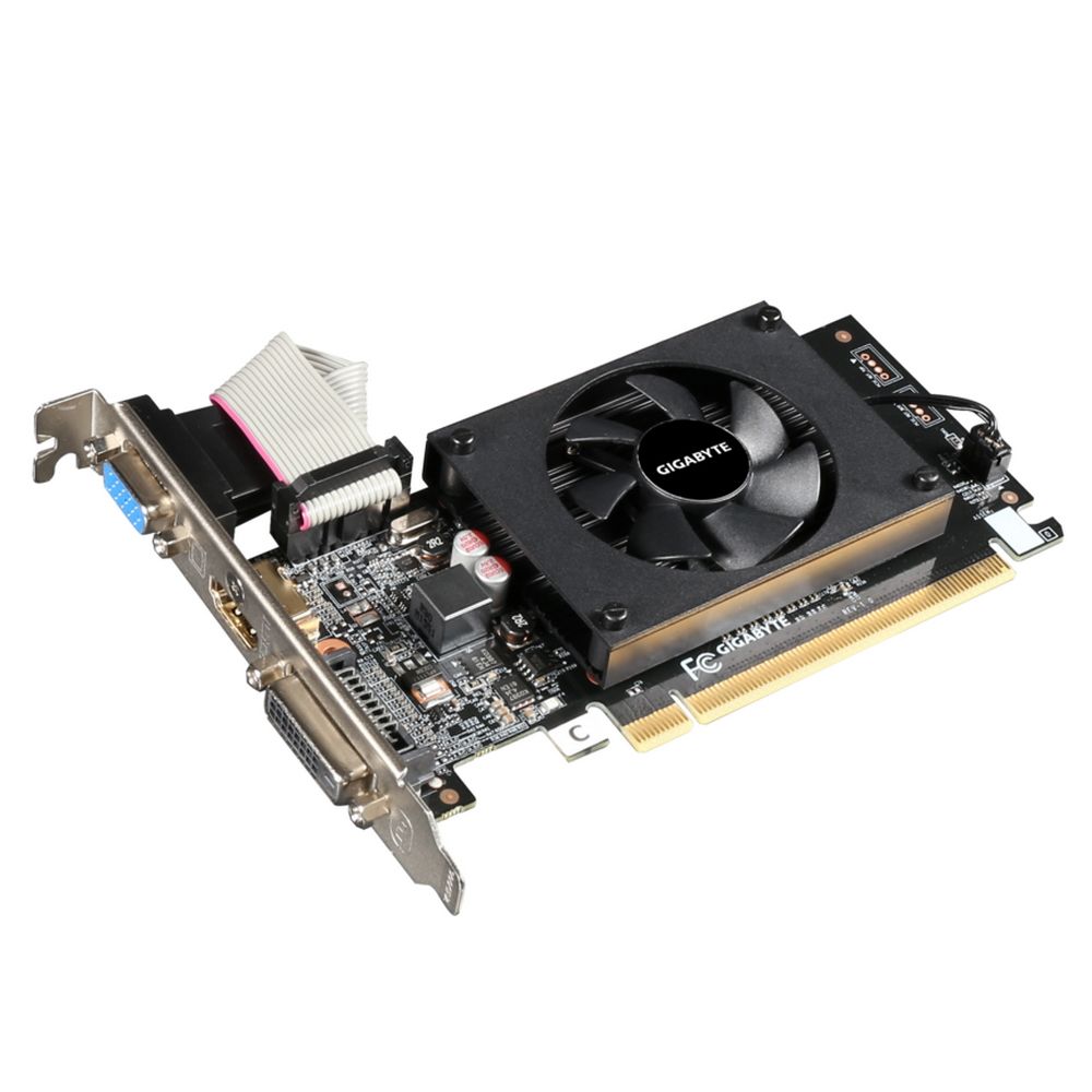 Видеокарта Gigabyte GT710 2GB DDR3 64bit VGA DVI-D HDMI RTL {30} (316464) — изображение 3