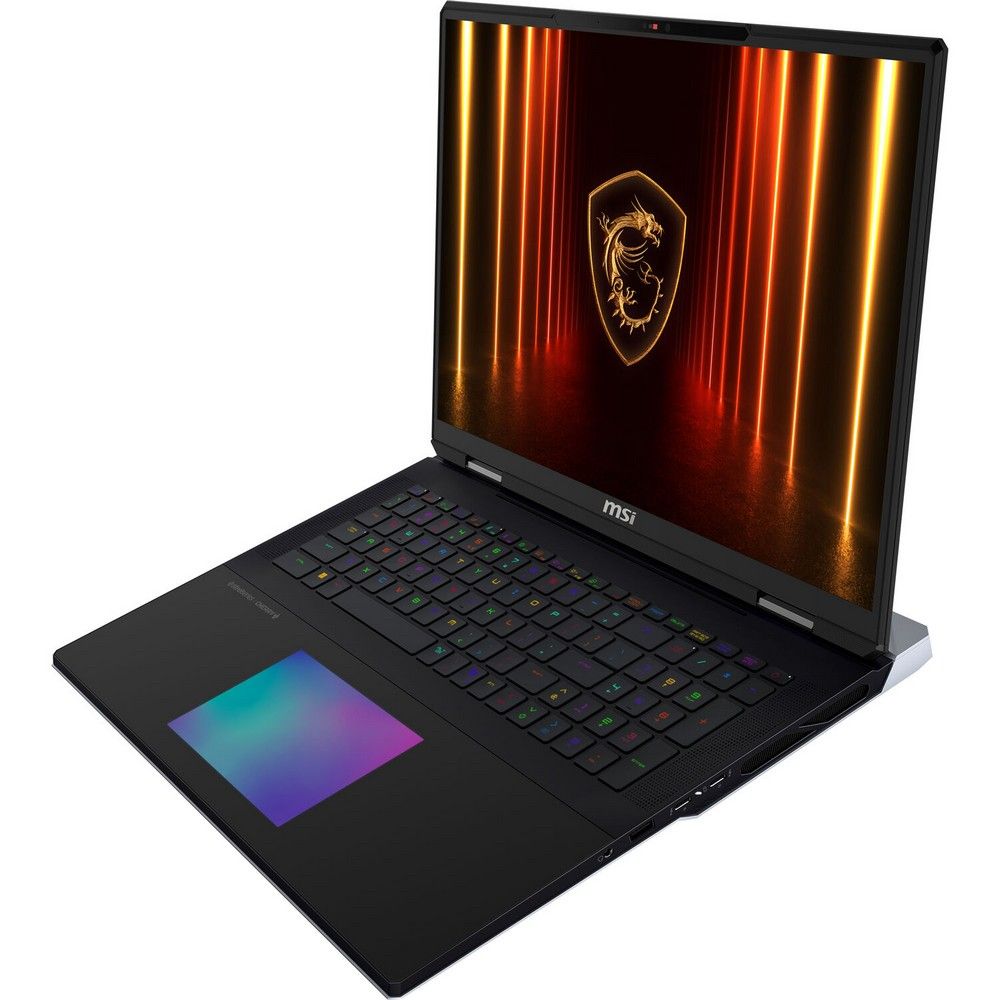 Ноутбук MSI Titan 18 HX AI A2XWJG-206RU Intel Core Ultra 9 285HX/64Gb (2*32 D5)/SSD4Tb/RTX5090 24Gb (175W)/18"/IPS/MiniLED/WQUXGA/3840x2400/120Hz/Win11/RJ-45/Black/3.6kg — изображение 3