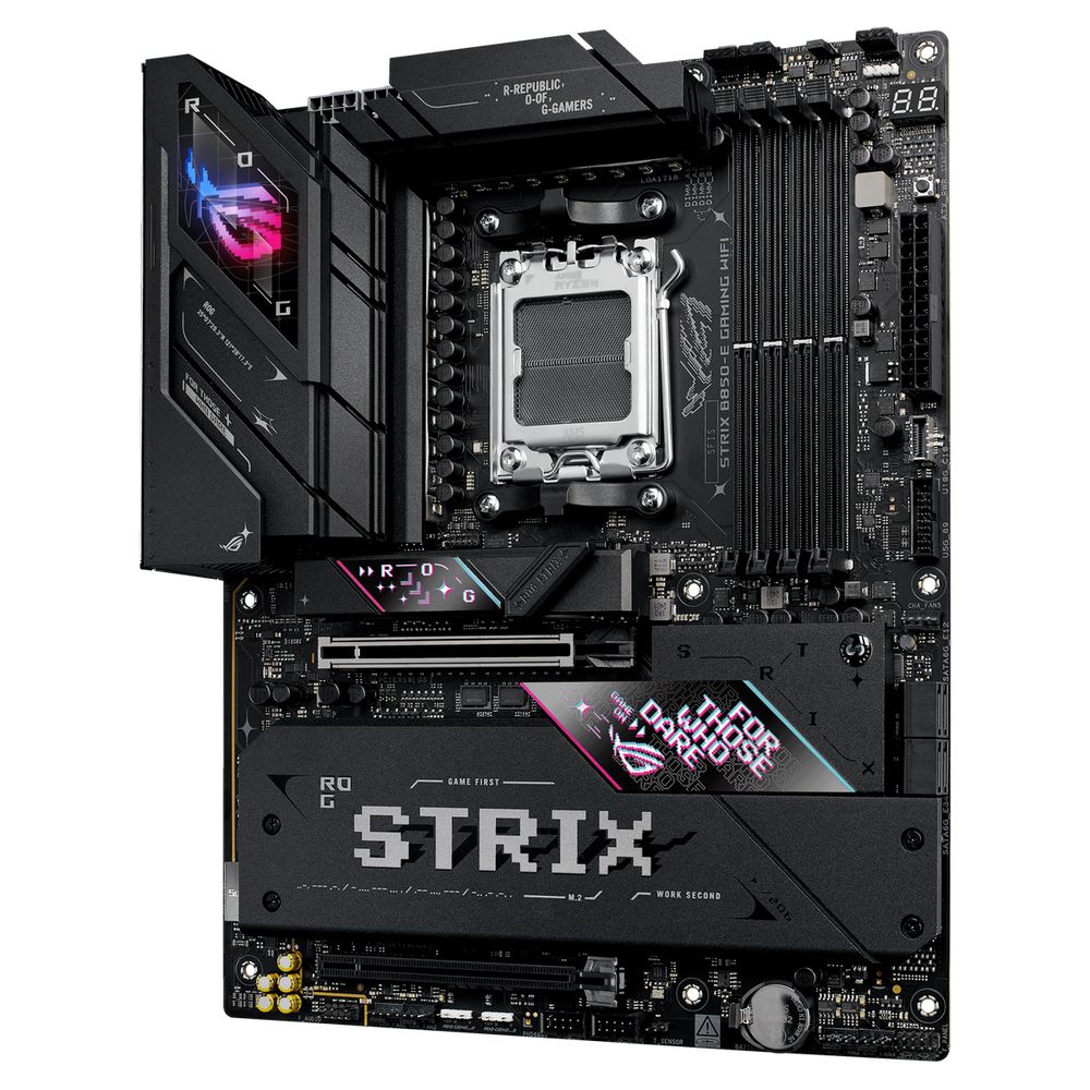 Материнская плата ASUS ROG STRIX B850-E GAMING WIFI AM5 ATX 4xDDR5 2xPCIEx16 5xM.2 2хUSB-C DP HDMI 5GLAN Wi-Fi 7 — изображение 4