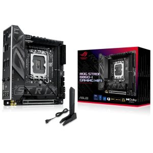 Материнская плата ASUS ROG STRIX B860-I GAMING WIFI LGA1851 mini-ITX 2xDDR5 PCIEx16 2xM.2 Thunderbolt USB-C DP HDMI 2.5GLAN Wi-Fi 7