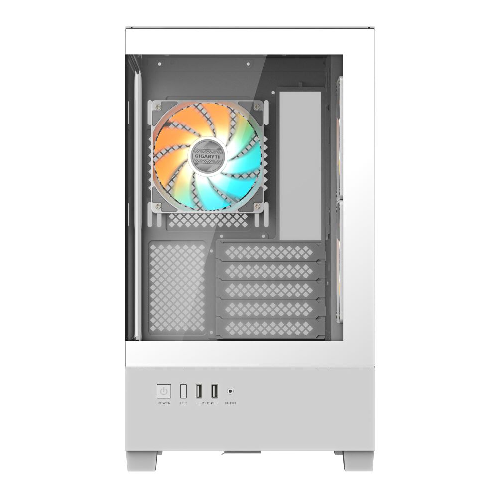 Корпус для ПК Gigabyte C201 Panoramic Ice, MidTower, mATX — изображение 5