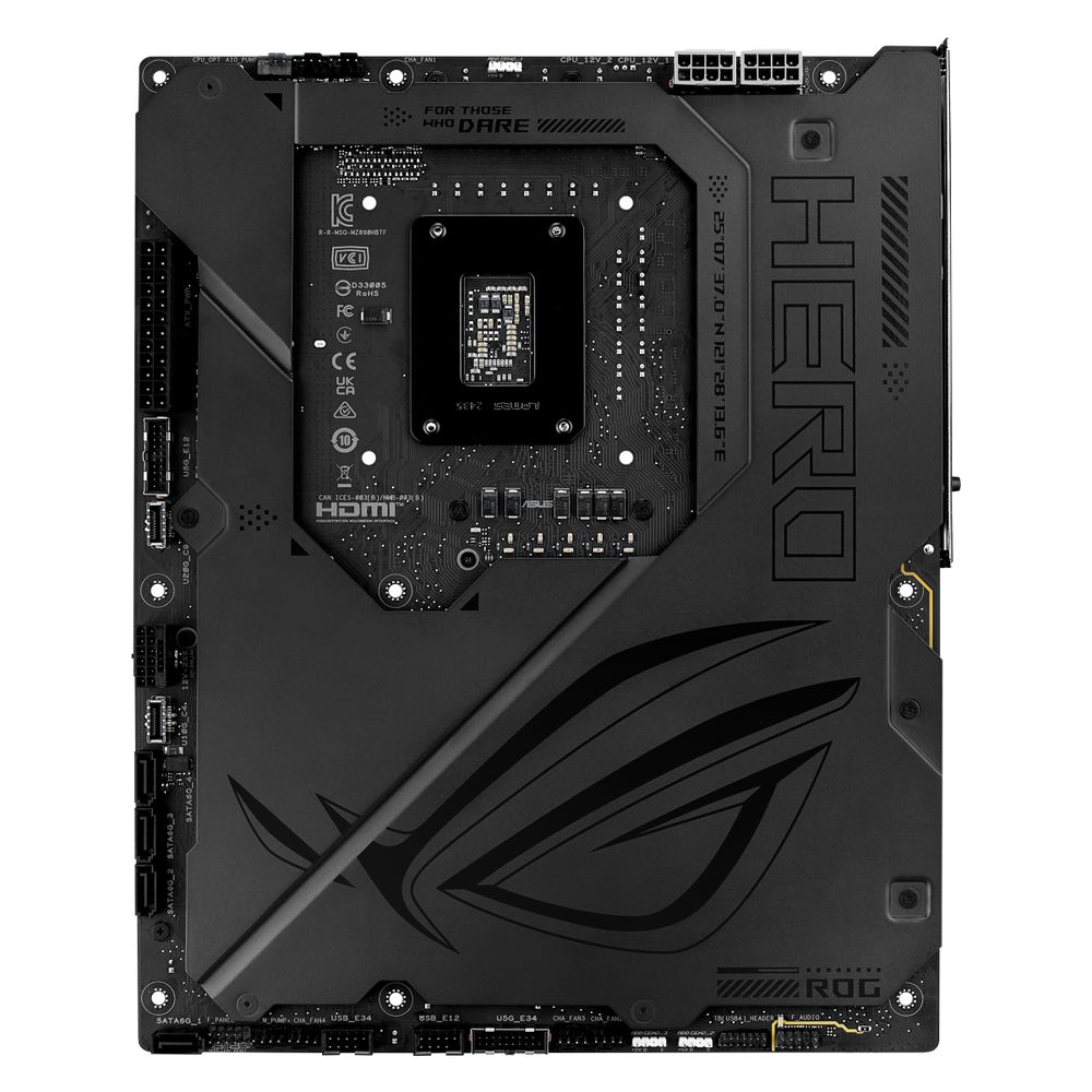 Материнская плата ASUS ROG MAXIMUS Z890 HERO BTF LGA1851 ATX 4хDDR5 PCIEx16 PCIEx4 PCIEx1 6xM.2 2xThunderbolt USB-C HDMI 2.5GLAN 5GLAN Wi-Fi 7 — изображение 9
