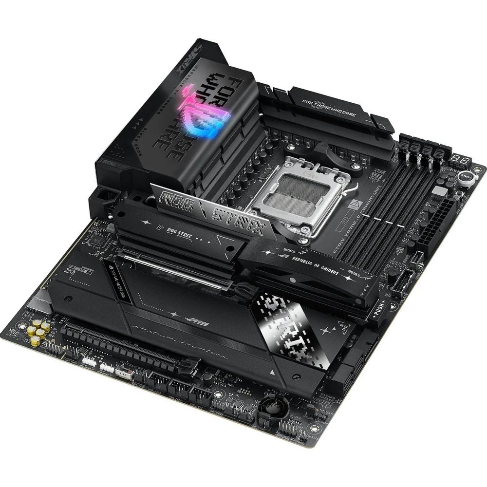 Материнская плата ASUS ROG STRIX X870E-E GAMING WIFI AM5 ATX 4xDDR5 2xPCIEx16 5xM.2 2xUSB-C HDMI 5GLAN Wi-Fi 7 — изображение 12